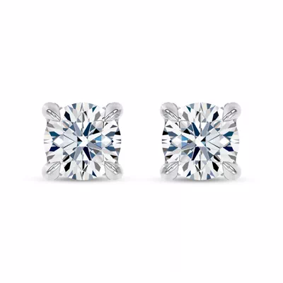C-Prong Pavé Diamond Stud Earrings (1 ct. tw.) by Christian Siriano