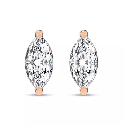 Midnight Halo Marquise Lab Stud Earrings (2 ct. tw.) by Christian Siriano