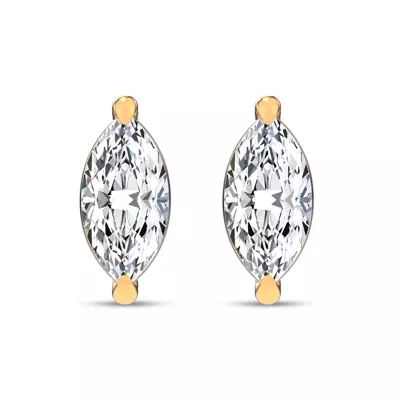 Midnight Halo Marquise Lab Stud Earrings (2 ct. tw.) by Christian Siriano