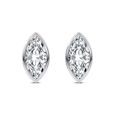 Maravina Bezel Lab Studs by Christian Siriano