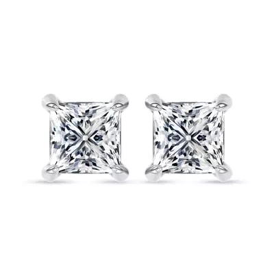 Midnight Halo Princess Lab Stud Earrings (1 ct. tw.) by Christian Siriano