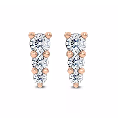 Icicle Drop Diamond Earrings