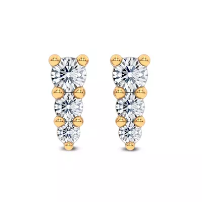 Icicle Drop Diamond Earrings