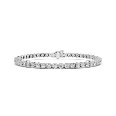 Refined Four-Prong Lab Diamond Tennis Bracelet (7 ct. tw.) - 7.5 In.