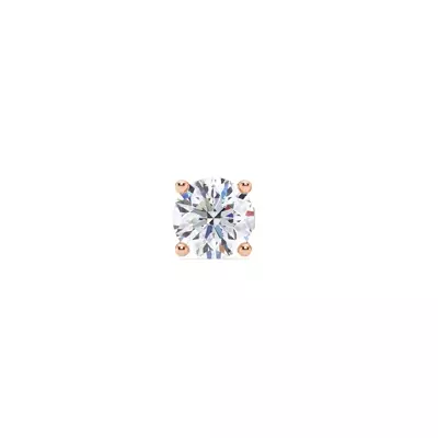 Single Diamond Stud Earring (1ct)