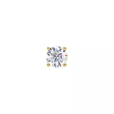 Single Diamond Stud Earring (1ct)