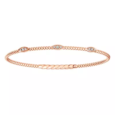 Velocity Active Flex Leaf Diamond Bracelet