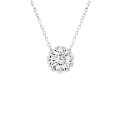 Amplify Faceted Bezel Lab Diamond Necklace (0.50 ct. tw.)