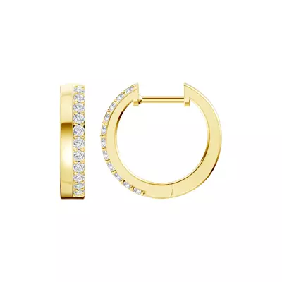Arceo Lab Diamond Hoops