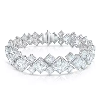 Asscher Lab Diamond Masterpiece Bracelet (68.85 ct. tw.)