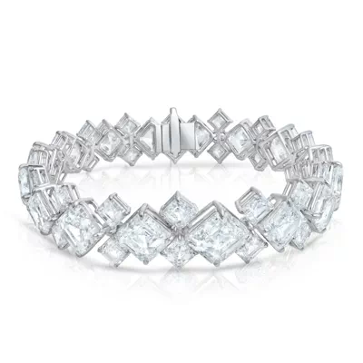 Asscher Lab Diamond Masterpiece Bracelet (68.85 ct. tw.)