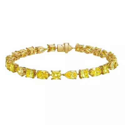 Fancy Yellow Lab Diamond Masterpiece Bracelet (14.31 ct. tw.)
