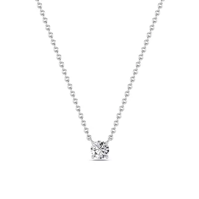Floating Lab Diamond Solitaire Necklace (.25 ct.)