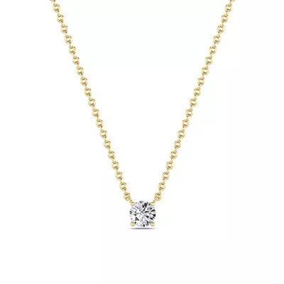 Floating Lab Diamond Solitaire Necklace (.25 ct.)