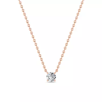 Floating Lab Diamond Solitaire Necklace (.25 ct.)