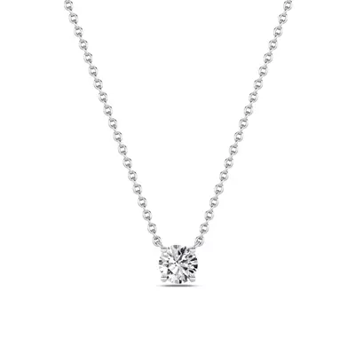 Floating Lab Diamond Solitaire Necklace (1.00 ct.)