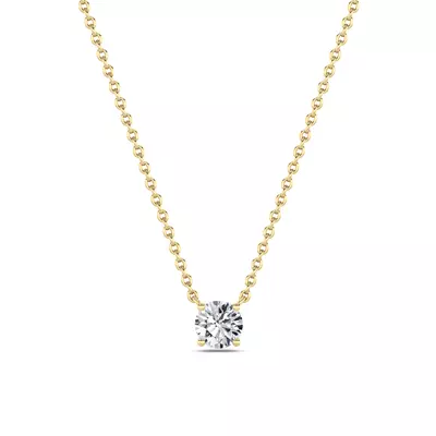 Floating Lab Diamond Solitaire Necklace (1.50 ct.)