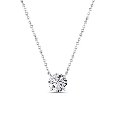 Floating Lab Diamond Solitaire Necklace (2.50 ct.)