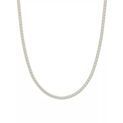 Adjustable Round Lab Diamond Eternity Necklace (20.00 ct. tw.)