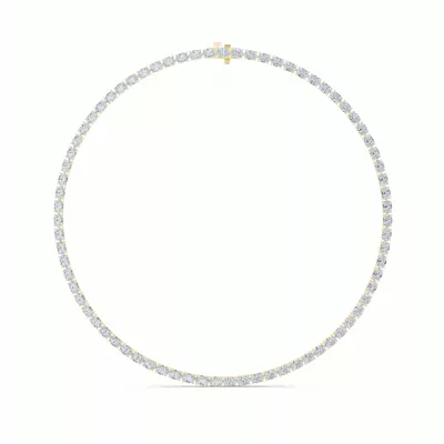 Adjustable Oval Lab Diamond Eternity Necklace (19.00 ct. tw.)
