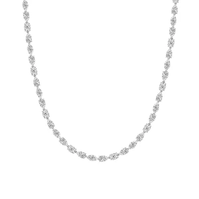 Adjustable Mixed-Shape Lab Diamond Eternity Necklace (25.00 ct. tw.)