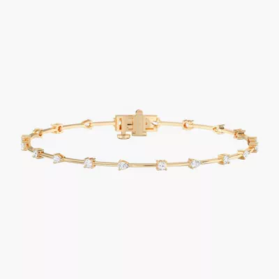 Lyric Lab Diamond Bar-Link Bracelet