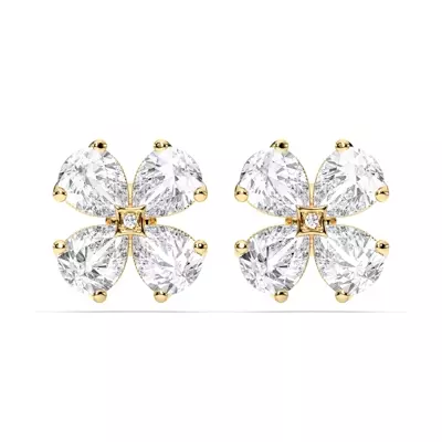 Petralis Pear-Shaped Lab Diamond Earrings