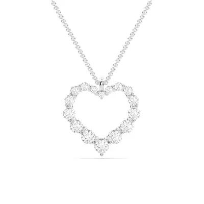 Amora Heart Lab Diamond Necklace (1.00 ct. tw.)
