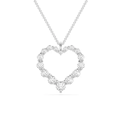 Amora Heart Lab Diamond Necklace (1.50 ct. tw.)