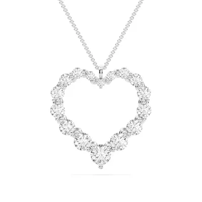 Amora Heart Lab Diamond Necklace (3.00 ct. tw.)