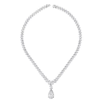 Pear Lab Diamond Drop Masterpiece Necklace (48.47 ct. tw.)