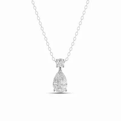 Pear Duo Lab Diamond Pendant (1.00 ct. tw.)