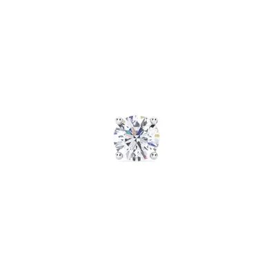 Single Lab Diamond Screw Back Stud Earring (3/4ct)
