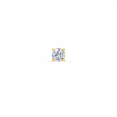 Single Lab Diamond Screw Back Stud Earring (1/8ct)