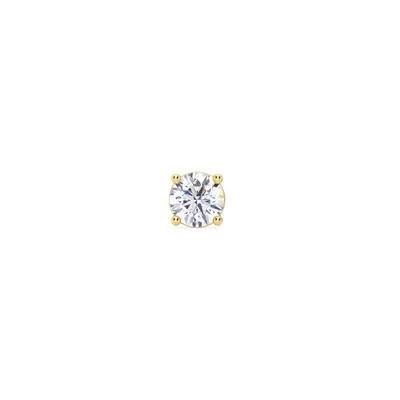 Single Lab Diamond Screw Back Stud Earring (3/8ct)