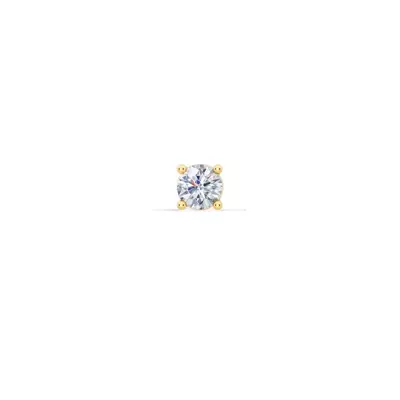 Single Lab Diamond Screw Back Stud Earring (1/8ct)