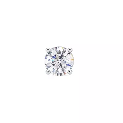 Single Lab Diamond Stud Earring (2ct)