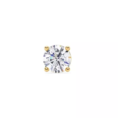 Single Lab Diamond Stud Earring (2ct)