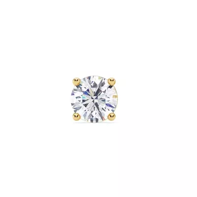 Single Lab Diamond Stud Earring (2.5ct)