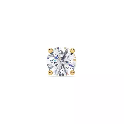 Single Lab Diamond Stud Earring (3ct)