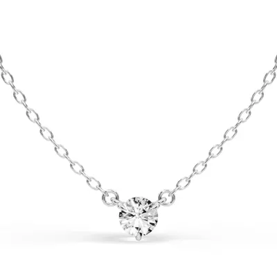 3-Prong Lab Diamond Solitaire Necklace (1/4 ct.)