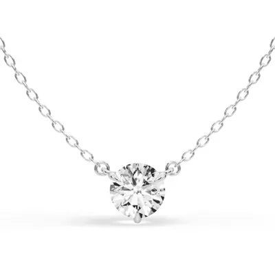 3-Prong Lab Diamond Solitaire Necklace (1 ct.)