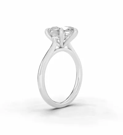 Tradition Cathedral Solitaire 3.00 ct. Oval Lab Engagement Ring (1.8mm)