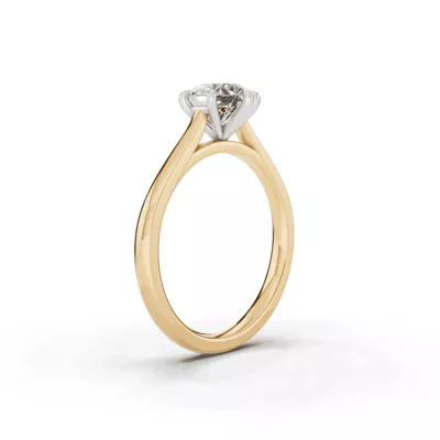 Tradition Cathedral Solitaire 1.00 ct. Round Lab Engagement Ring (1.8mm)