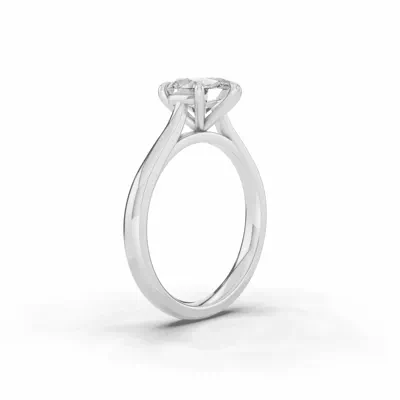 Tradition Cathedral Solitaire 1.50 ct. Oval Lab Engagement Ring (2.2mm)