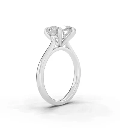 Tradition Cathedral Solitaire 3.00 ct. Oval Lab Engagement Ring (2.2mm)