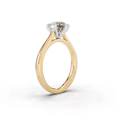 Tradition Cathedral Solitaire 1.50 ct. Round Lab Engagement Ring (2.2mm)