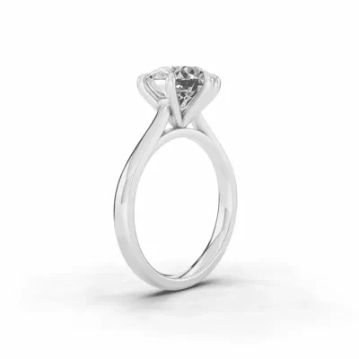 Tradition Cathedral Solitaire 3.00 ct. Round Lab Engagement Ring (2.2mm)