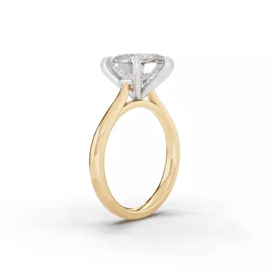 Tradition Cathedral Pavé 4.00 ct. Oval Lab Engagement Ring (1.8mm)
