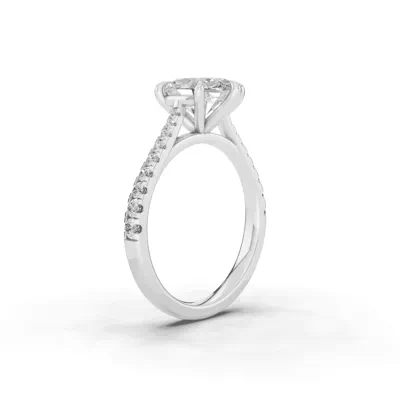 Tradition Cathedral Pavé 2.00 ct. Oval Lab Engagement Ring (2.2mm)